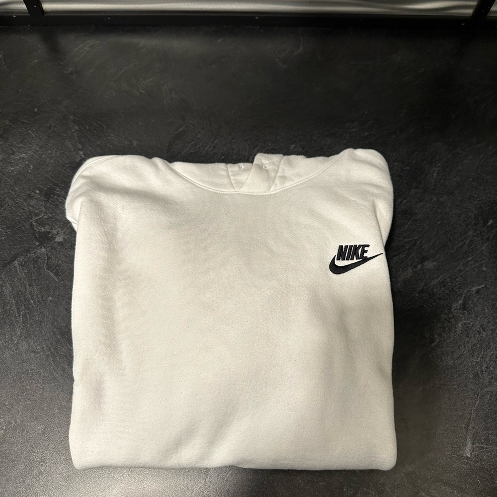Nike Men's White Hoodie